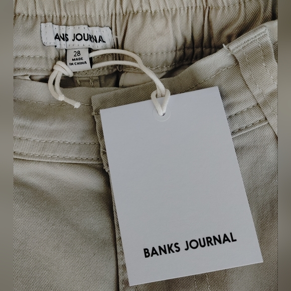BANKS JOURNAL SUPPLY WALKSHORT, BONE MENS 28 - Picture 5 of 10